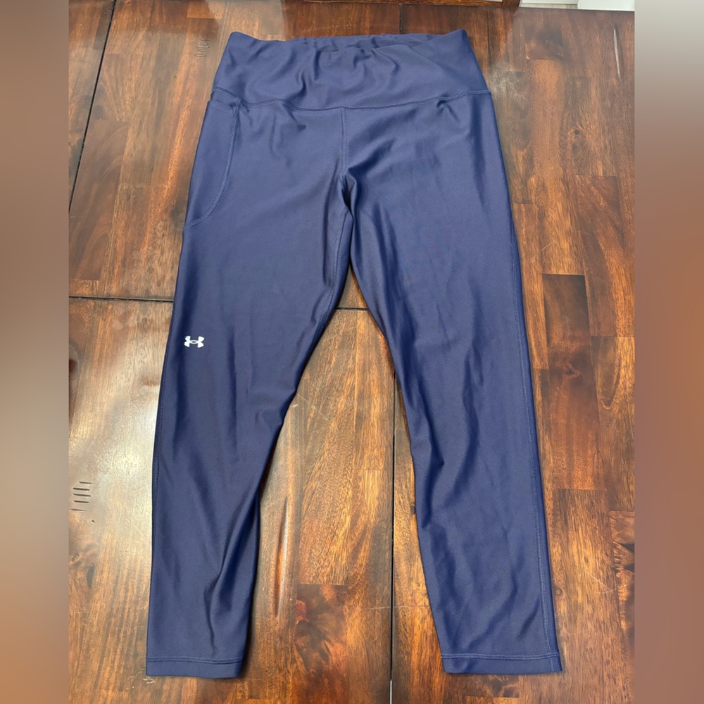 UA Under Armour compression leggings 1X, navy